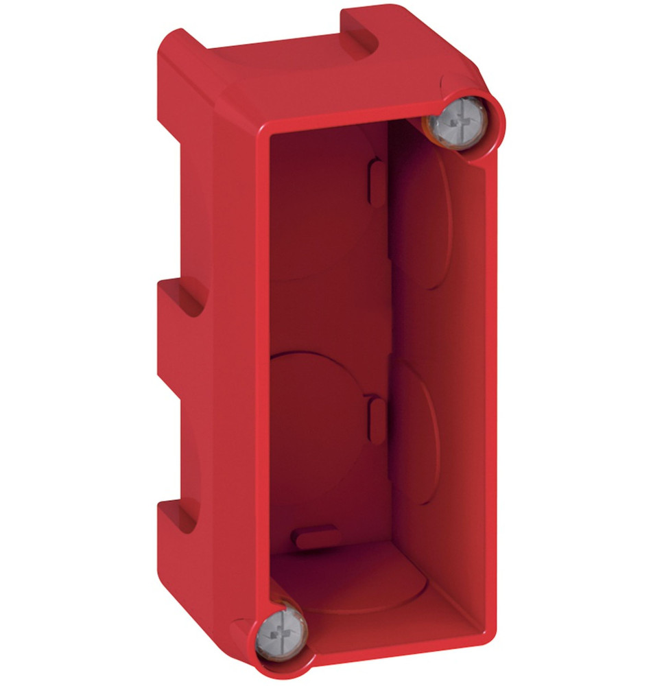 Boîte monoposte maçonnerie pour 1 module - profondeur 40mm