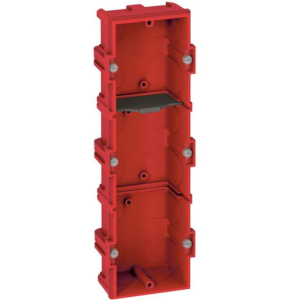 Boîte multiposte pour maçonnerie 3 postes ou 6 à 8 modules -