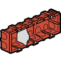 Boîte multiposte pour maçonnerie 3 postes ou 6 à 8 modules -