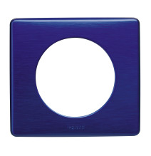 Plaque Céliane Métal 1 poste - finition Nuit d'Encre Legrand -