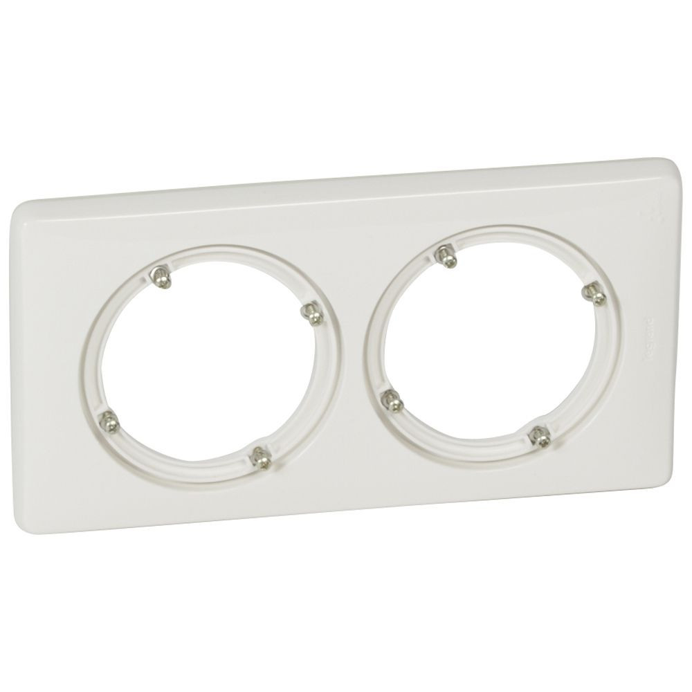 Plaque Céliane IP44 2 postes – Blanc Legrand - 069072