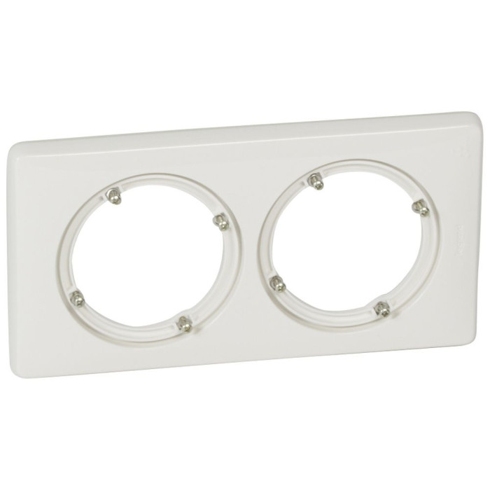 Plaque Céliane IP44 2 postes – Blanc Legrand - 069072