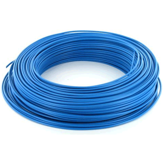Fil électrique rigide H07VR 16² bleu - Couronne / Rouleau de