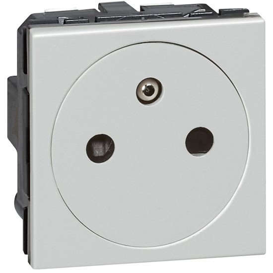 Prise de courant 2P+T Surface2 modules avec connexion par