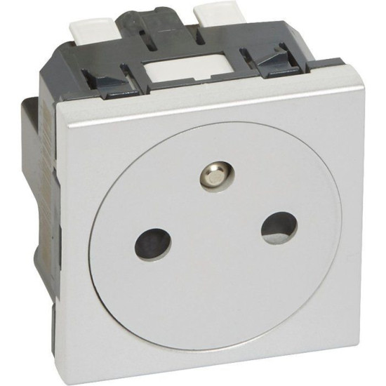 Prise de courant 2P+T Surface2 modules avec connexion par