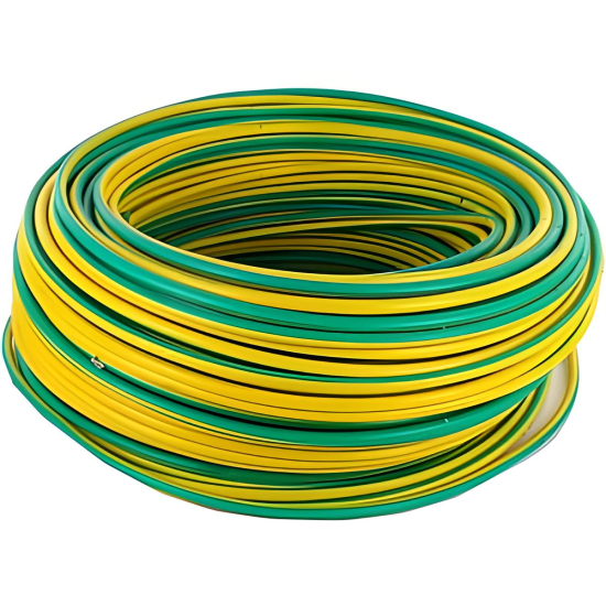 Fil électrique rigide H07VR 16² vert/jaune - Couronne / Rouleau