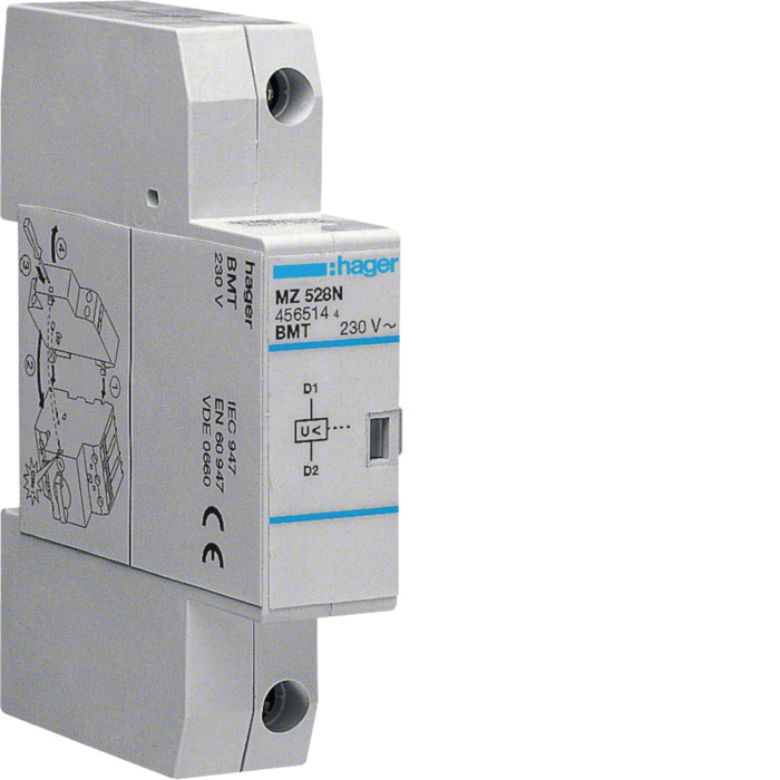 Bobine manque tension pour disjoncteur moteur 230V AC - MZ528N-