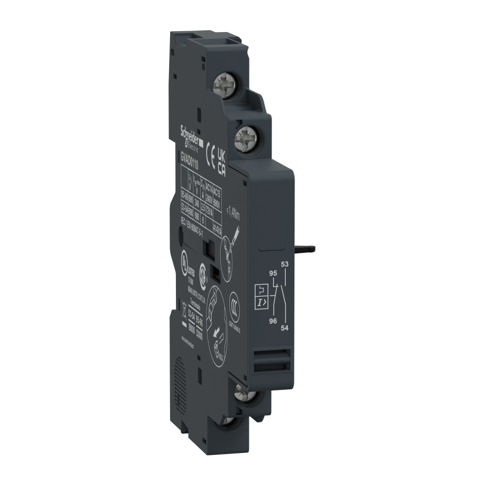 Contact auxiliaire - 1F+1O (défaut) TeSys GV Schneider Electric Contact auxiliaire - 1F+1O (défaut) TeSys GV Schneider Electric
