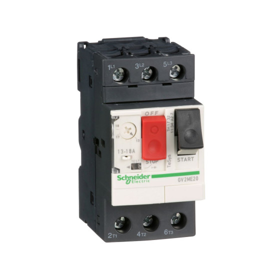 Disjoncteur moteur 13 à 18 A 3P 3d déclencheur magnétothermique