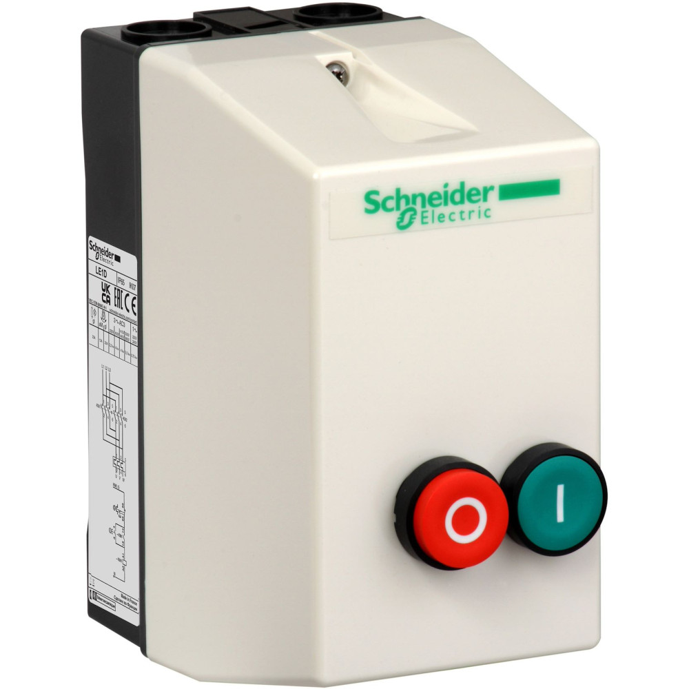 Démarreur en coffret - 12A - bobine 230Vca TeSys LE1D Schneider Démarreur en coffret - 12A - bobine 230Vca TeSys LE1D Schneider