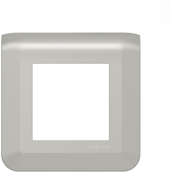 Plaque de finition pour 2 modules alu Mosaic Legrand - 079302L