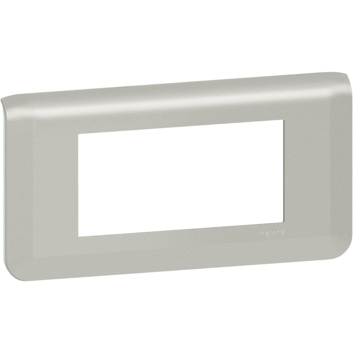 Plaque de finition horizontale pour 4 modules alu Mosaic