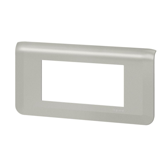 Plaque de finition horizontale pour 4 modules alu Mosaic