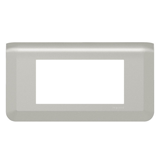 Plaque de finition horizontale pour 4 modules alu Mosaic
