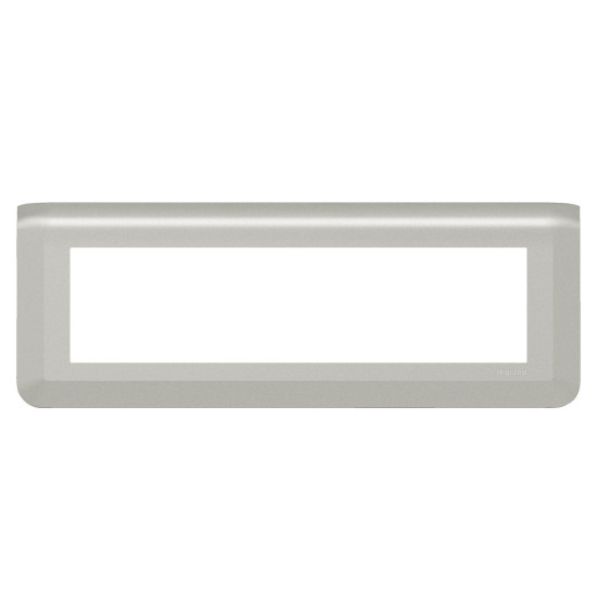 Plaque de finition horizontale pour 8 modules alu Mosaic