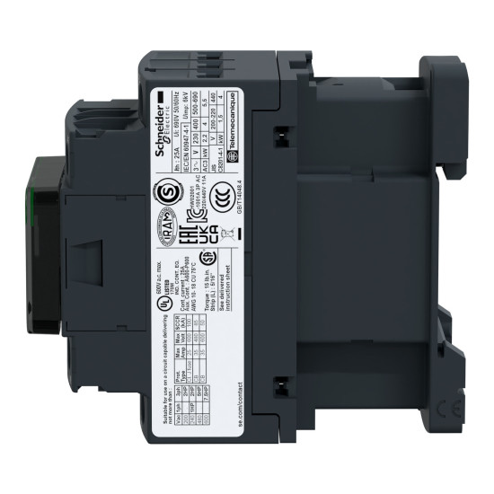 Contacteur 3P AC3 440V 12 A bobine 220 V CA TeSys LC1D