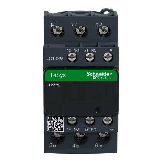 Contacteur - 3P - AC-3 440V - 25A - bobine 220Vca TeSys LC1D