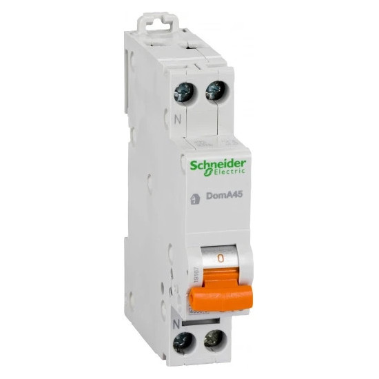 Disjoncteur miniature MCB DPN - 1P+N - 16A - Courbe C - 4500A