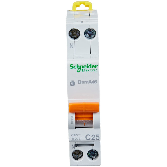 Disjoncteur miniature MCB DPN - 1P+N - 25A - Courbe C - 4500A