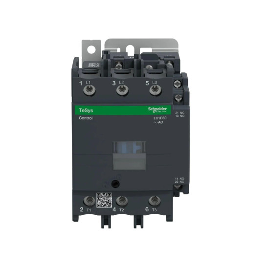 Contacteur 3P AC-3 440V 80A bobine 220Vca TeSys LC1D Schneider