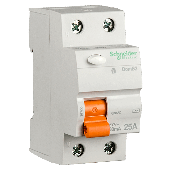 Disjoncteur protection différentielle - 2P - 25 A - 220...240 V