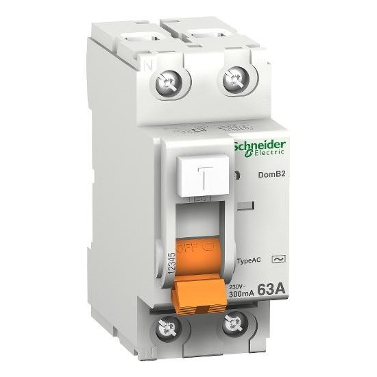 Disjoncteur protection différentielle - 2P - 25 A - 220...240 V