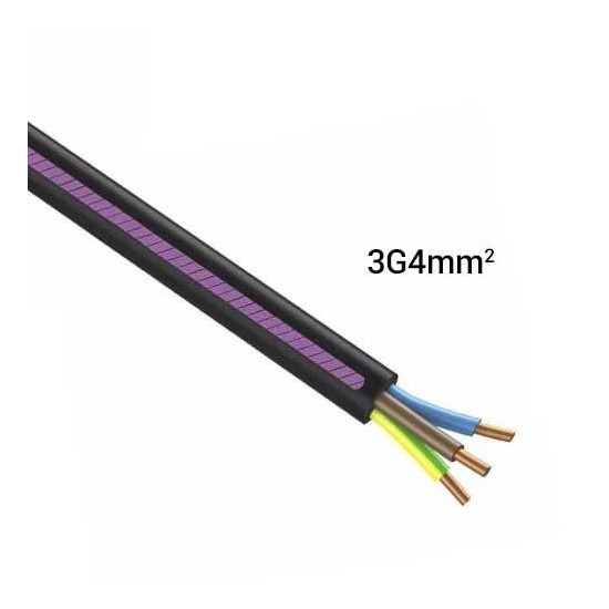 Câble électrique rigide U-1000 R2V 3G4mm² B/M/VJ -