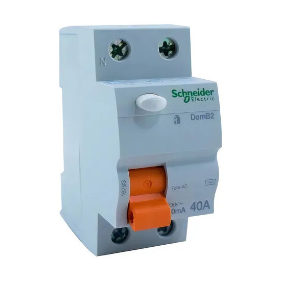 Disjoncteur protection différentielle - 2P - 40 A - 220...240 V