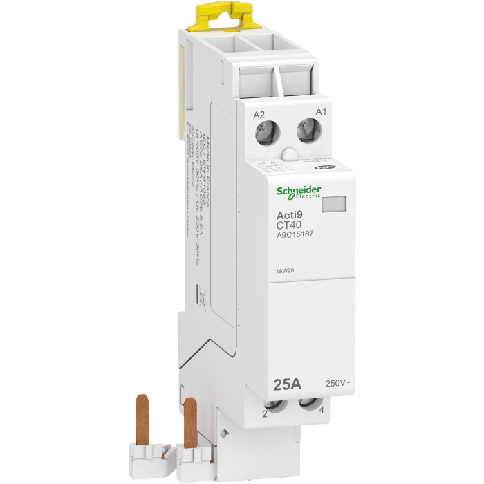 Contacteur à raccordement rapide - 25A 2P - 2O - 230Vca Acti9