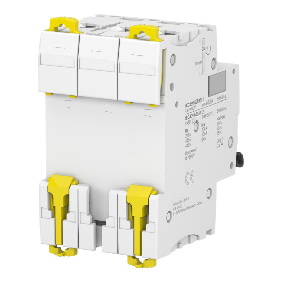 Disjoncteur modulaire miniature (MCB), 3P, 16 A, courbe C, 6