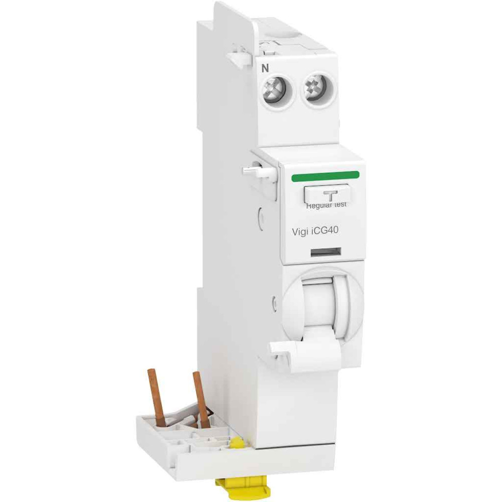 Bloc différentiel Vigi iCG40 1P+N 40A 30mA type A-SI - Bloc différentiel Vigi iCG40 1P+N 40A 30mA type A-SI -