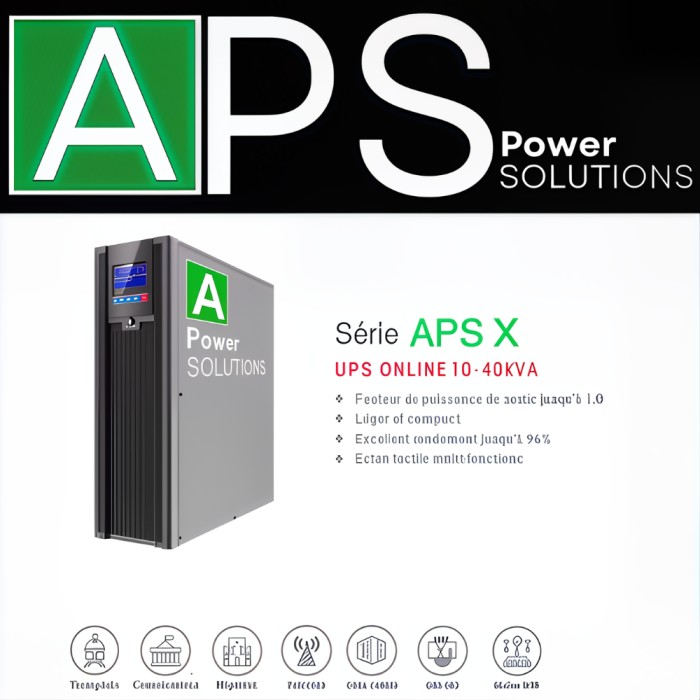 Onduleur 20 KVA - 20000 VA Triphasé APS X20