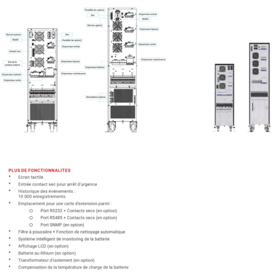 Onduleur 60 KVA - 60000 VA Triphasé APS X60