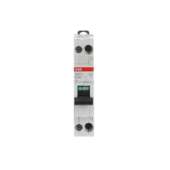 Disjoncteur miniature - 1P+N - 20 A - C - (230 V) 4,5 kA