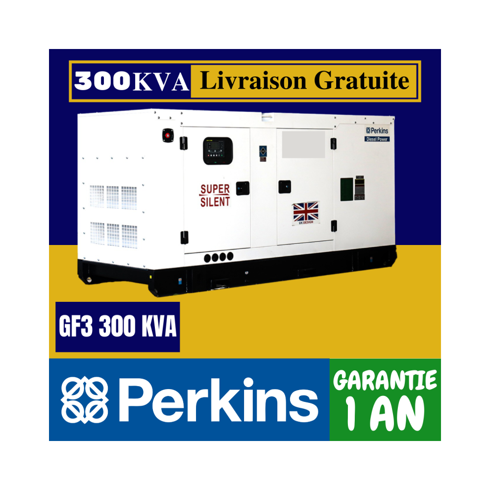 Groupe électrogène 300 KVA Perkins GF3