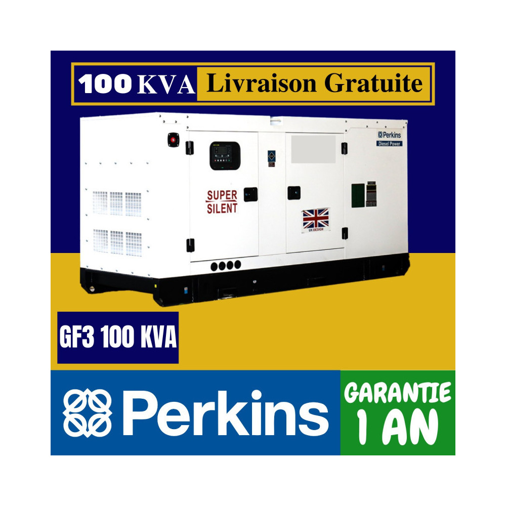 Groupe électrogène 100 KVA Perkins GF3
