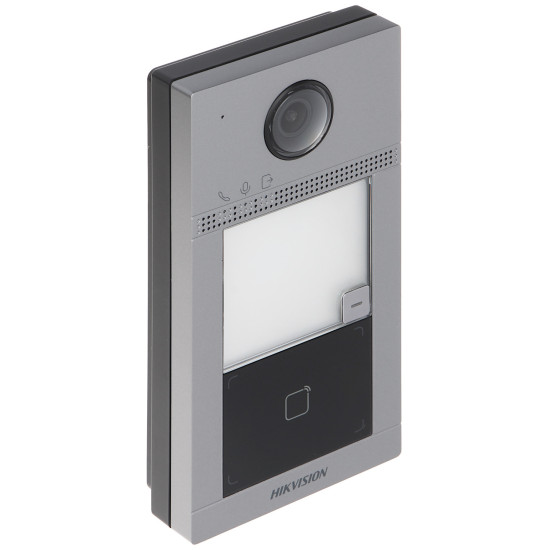 Flush Station de porte en métal à 1 bouton pour villa Hikvision