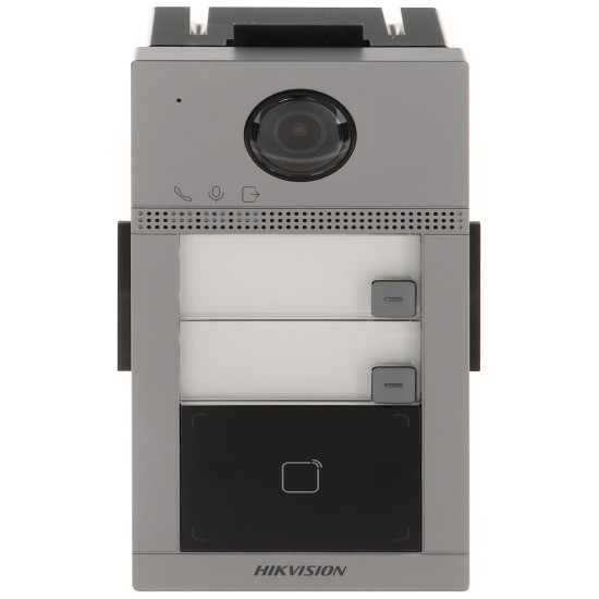 Station de porte en métal à 2 boutons pour villa Hikvision -