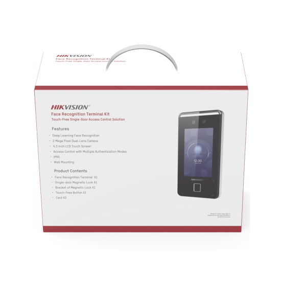 Kit de terminal de reconnaissance faciale Hikvision - DS-KAS541