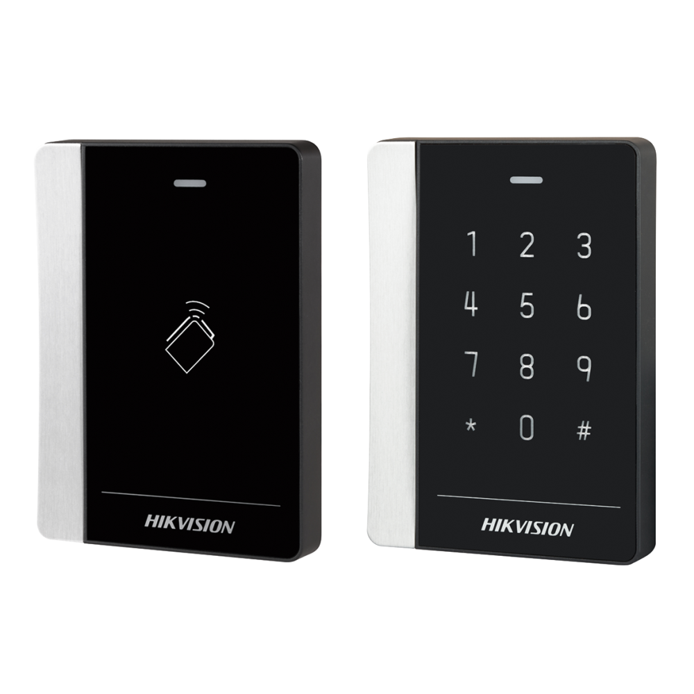 Lecteur de cartes Mifare avec clavier Hikvision - DS-K1102AMK Lecteur de cartes Mifare avec clavier Hikvision - DS-K1102AMK