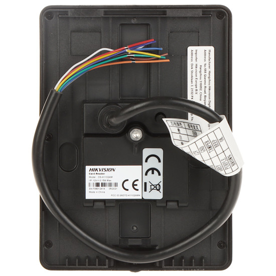Lecteur de cartes Mifare avec clavier Hikvision - DS-K1102AMK