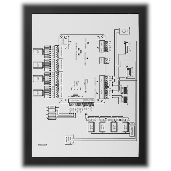 Contrôleur d'accès Hikvision - DS-K2812
