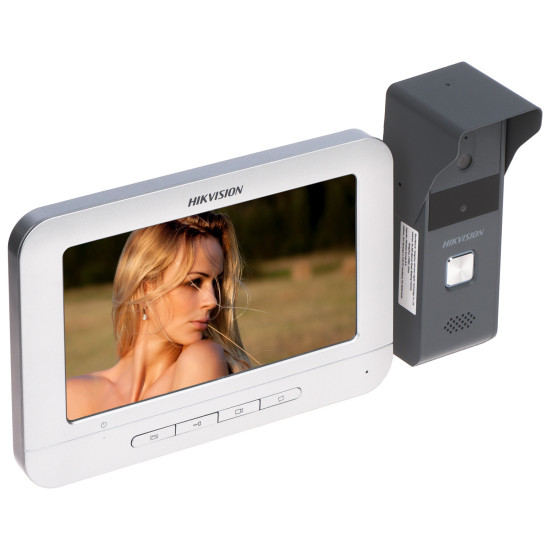 Kit interphone vidéo analogique étanche à 4 fils pour villa ou