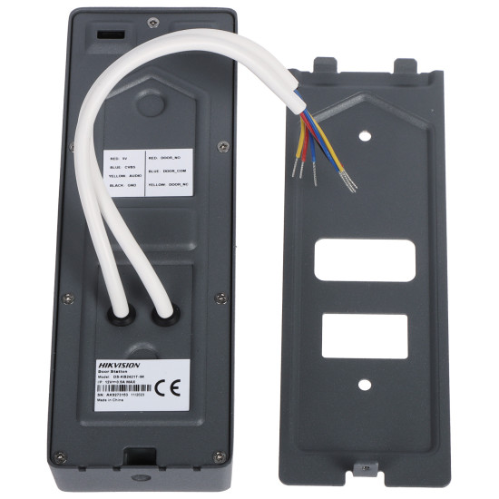 Kit interphone vidéo analogique étanche à 4 fils pour villa ou