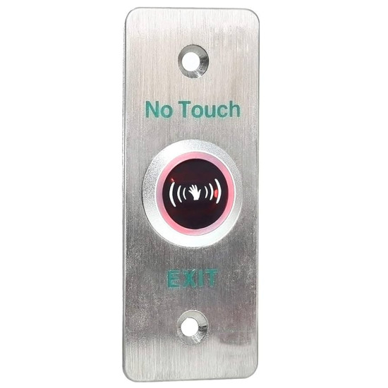 Bouton poussoir de sortie et d'urgence avec indicateur LED