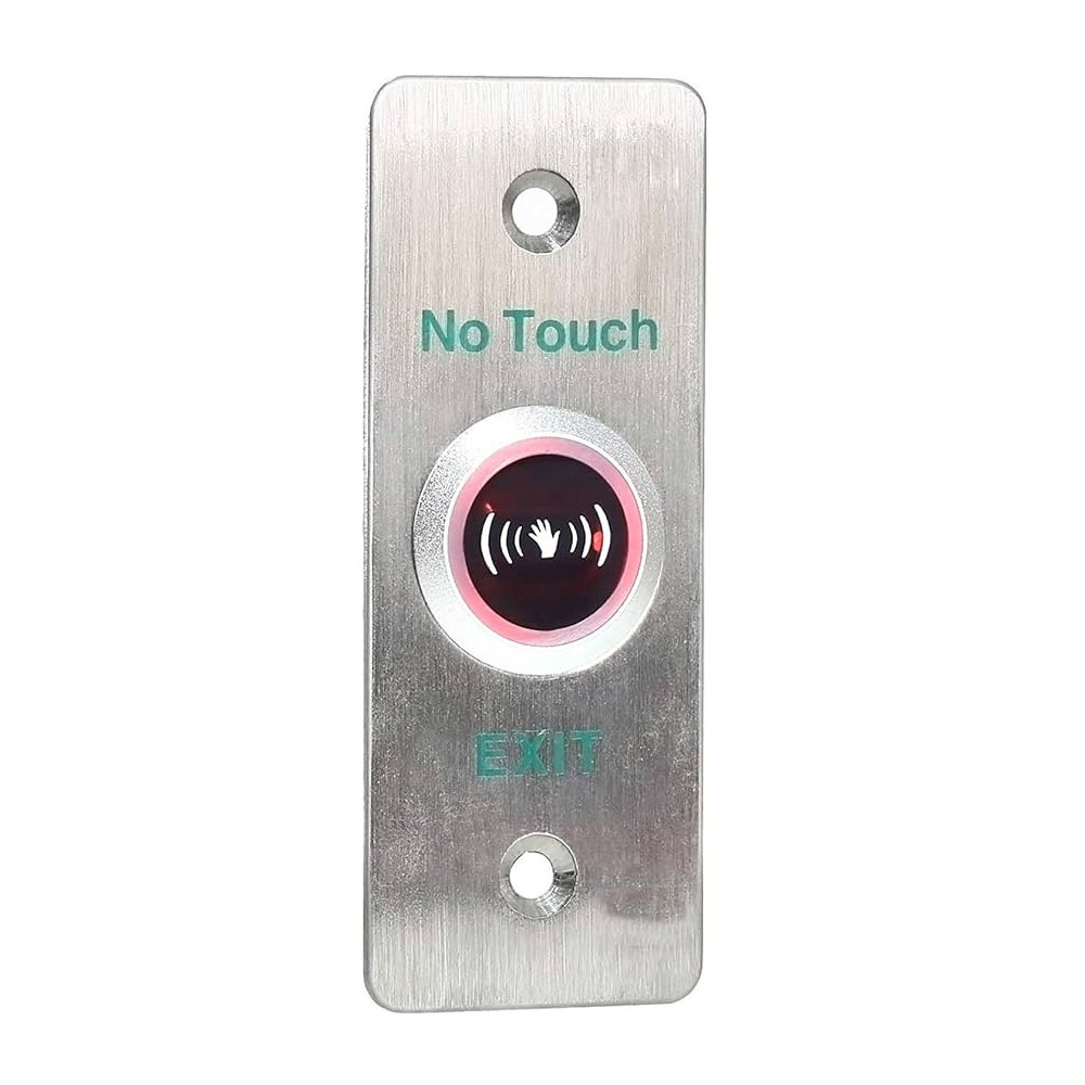 Bouton poussoir de sortie et d'urgence avec indicateur LED