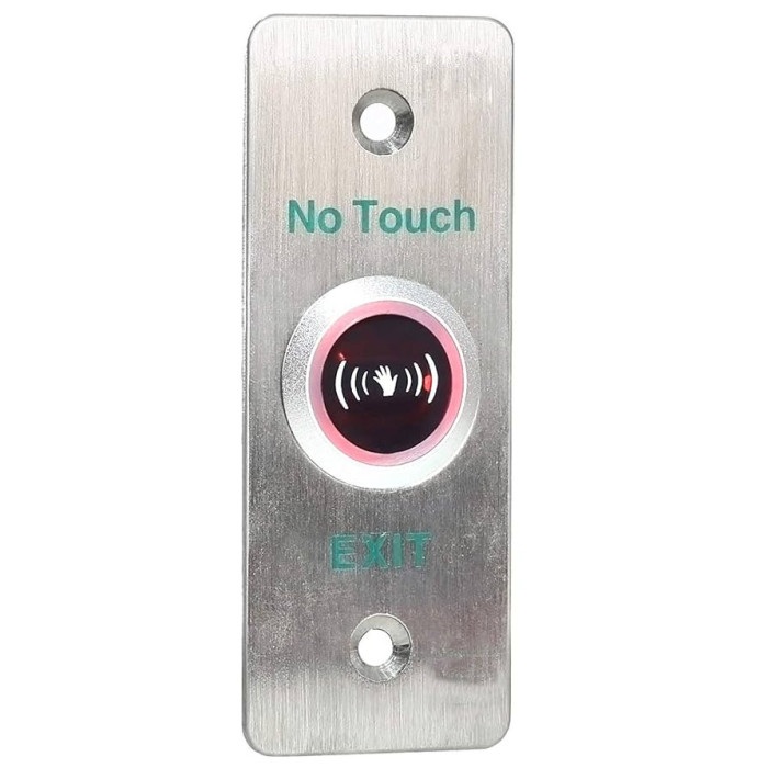 Bouton poussoir de sortie et d'urgence avec indicateur LED
