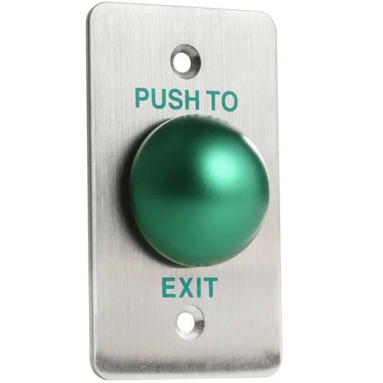 Bouton poussoir Ouverture de porte et Urgence en acier