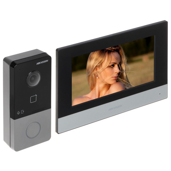 Kit d'interphone vidéo IP Hikvision - DS-KIS603P(C)
