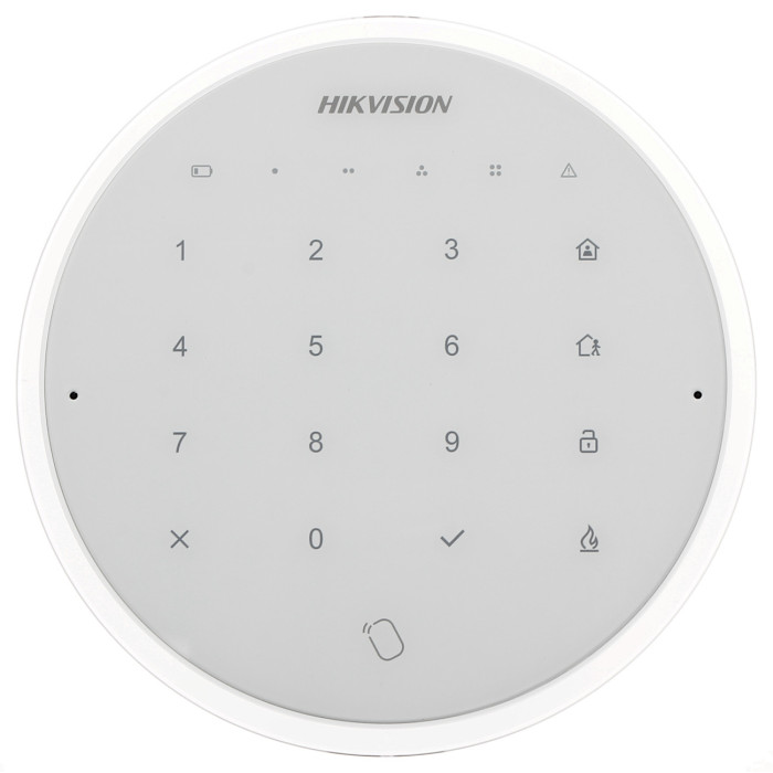 Clavier lecteur de tag blanc Hikvision - DS-PKA-WLM-868